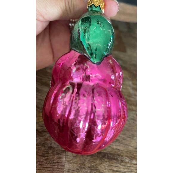 Vintage Enesco Calik’s Artsitry Polish glass ornaments set of 4 Christmas - Picture 8 of 12